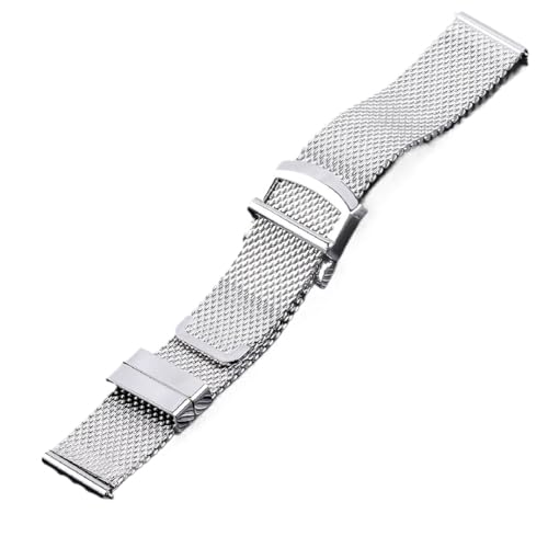 Bracelet montre homme 22mm 20mm en maille mesh pour un style élégant au quotidien