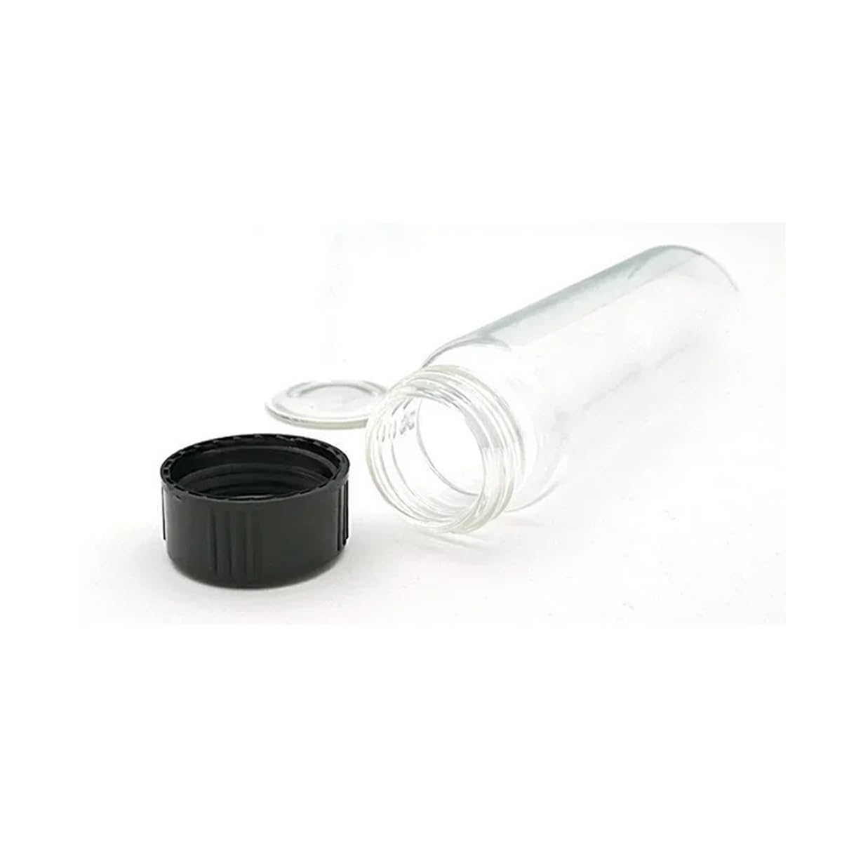 Frasco de vidrio transparente de 2 ml a 60 ml for reactivo de laboratorio, frasco pequeño transparente for experimentos(5ml 100pcs)