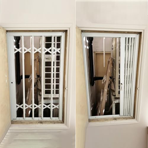 【Ampia applicazione】 --- Le barre per finestre sono adatte per l'uso in casa, camerette, cantine, garage, capannoni, scuole, uffici, edifici temporanei, negozi, aziende agricole, magazzini, ecc. Possono anche essere utilizzate come porte e finestre scorrevoli.