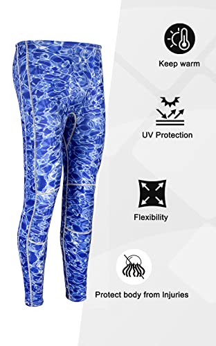 Realon Wetsuit Pants Men Womens Wet Suits Swim Tights 3Mm Neoprene Swimming Leggings 2Mm Long Diving Surfing Kayak Pant Keep Warm For Workout Scuba Snorkeling Canoeing Water Sports #TOP7