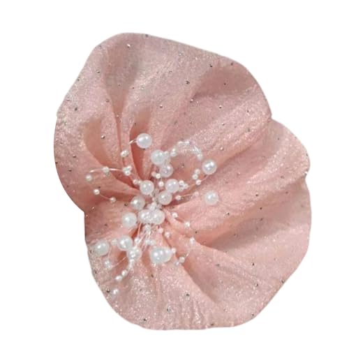 Shurhome Luxurious Party Headdress Adjustable Halloween Headwear Plush Unisex Headpiece for Parties and Daily Fashion Black Silk Headbands