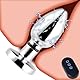 TDLPlus Edelstahl Elektroshock Analvibrator mit 6 Stromschlag- & 10 Vibrationsmodi, Hochwertiger Metall Analplug für Prostata Stimulation, spielzeug für Männer, Frauen & Paare Reizspielzeug