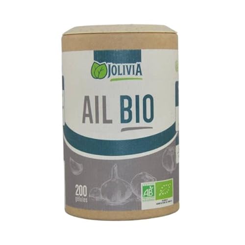 Ail Bio AB - 200 gélules végétales de 280 mg | Format Gélule | Complément Alimentaire | Vegan | Fabriqué en France