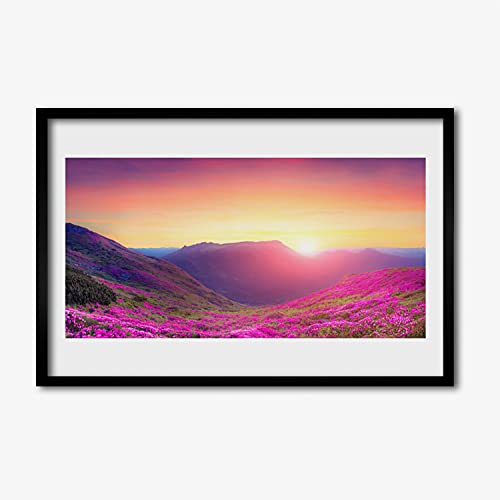 Affiche encadrée pour habiller un mur vide sans effort cadre photo salon 60x40