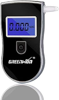 GREENWON Alcohol Tester, Digital Alcohol Tester, Breathalyzer, Breathalizer for Alcohol, Portable with LCD