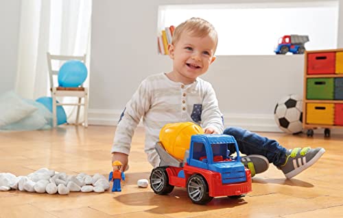 Lena SIMM Spielwaren 04413 - Truxx Betonmischer, ca. 29 cm und Spielfigur