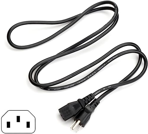 Amplifier Power Cord for Block Rocker, Guitar Amp, Job Rocker, Explorer Portable Speaker System, iPA76C iPA76A iPA76S IPA23 Block Party & Live 3 Prong Cable Replacement LIONX