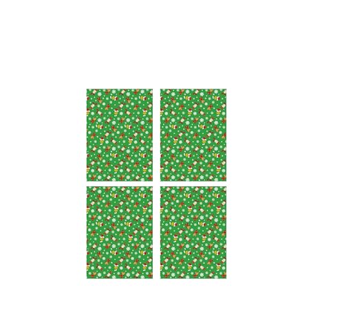 The Grinch Christmas Wrapping Paper – 4 Sheets with 4 Matching Gift Tags – Official Dr. Seuss Gift Wrap Set for Kids & Families