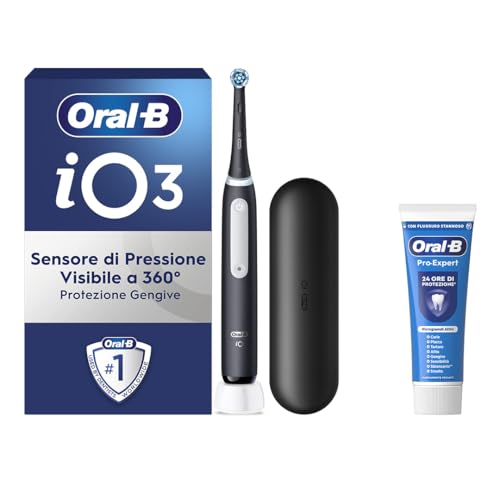 Oral-B Spazzolino Elettrico Ricaricabile iO 3 Nero, 1...