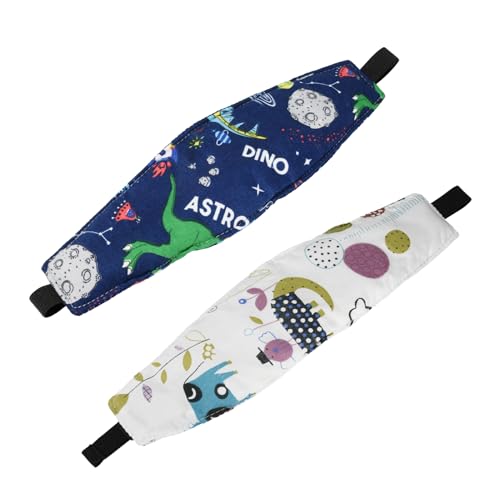 2 Pcs Bandeau Voiture Pour Enfant, Cale Tete Enfant Voiture Maintien Tete Siege Auto Enfant, Tête de Siège Auto Bébé Ajustable Retiens Tete Voiture Enfant...