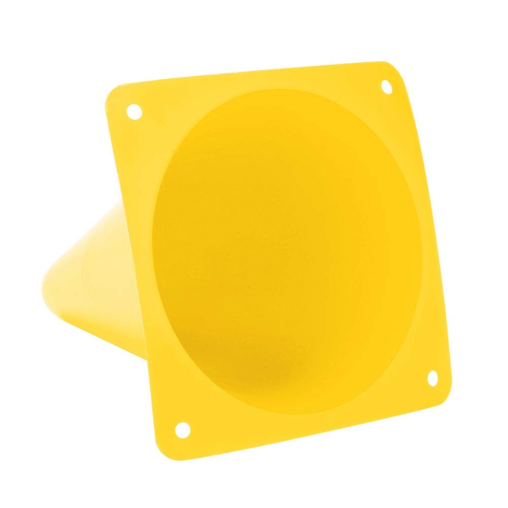 Alomejor 6 szt. 18 cm rożki sportowe piłka nożna szkolenie szyszki znacznik ruch zestaw (żółty)