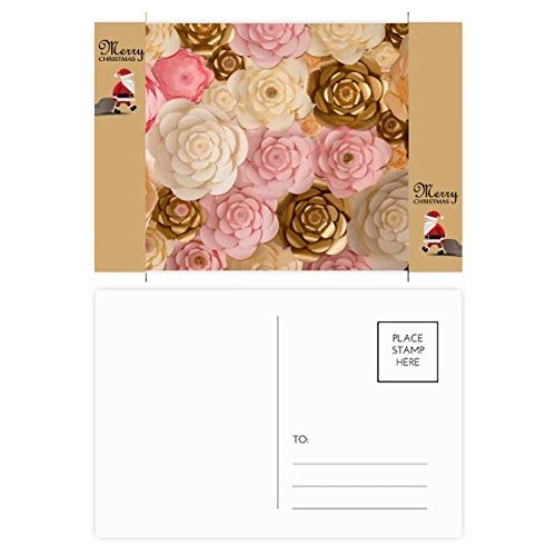 Cartes postales de remerciement pour mariage et baptême à motif floral