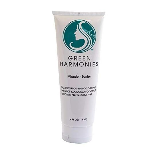 GREEN HARMONIES - MIRACLE BARRIER HAIR DYE REMOVER, HAIR COLOR BARRIER CREME: Prevents Tough Hair Color Stains, Protects Skin: Easy to Apply, Gentle and Effortless to Remove, for Hair Colorist, Estheticians, and DIY Hair Enthusiasts, Cruelty-free, No Stain Hairline Protector