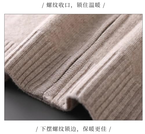 Mens Cardigan Stand Collar Long Sleeve Sweater Slim Fit Casual Solid Color Mock Neck Sweater Mens Cardigan Sweater4