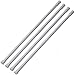 Produktbild Joseche Schrankstangen, verstellbare Federspannstäbe, weiß, ausziehbar, für DIY-Projekte, 59,9 cm bis 111,8 cm, 4 Stück, edelstahl, 23.4"- 44", 23.4in- 44in (59.5-112cm)
