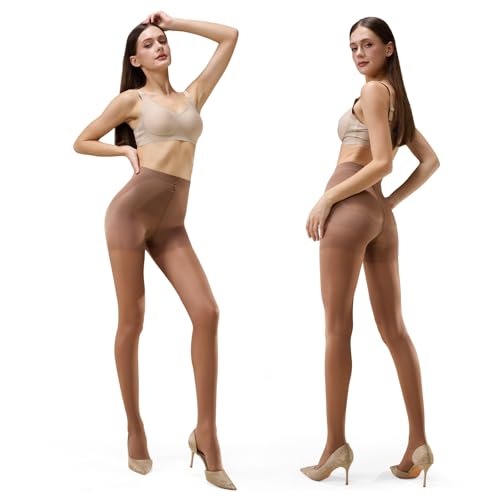 MANZI Women's Control Top Pantyhose Tummy Control Tights Support Stockings by MANZI - Used condition - Image 7