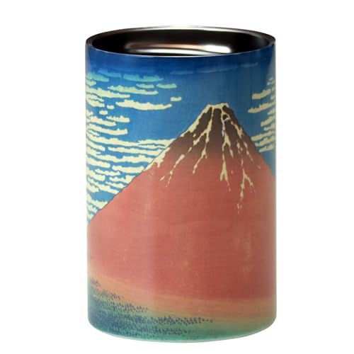 小倉陶器 浮世絵 缶ホルダー 350ml缶保冷 保温 真空断熱 ステンレス 缶ビール タンブラー アウトドア 日本土産 日本 外国人が喜ぶ日本のお土産 凱風快晴