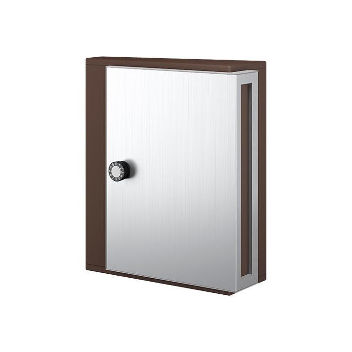 Amazon.co.jp: ナスタ 戸建・集合ポスト ダークブラウン H400×W340  