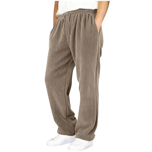XINYUNZU Cordhose Jungen Hose Einfarbig Freizeithose Jogginghose...