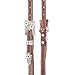 Weaver Leather Unisex Adult Sliding Ear Headstall, Brown, Horse US