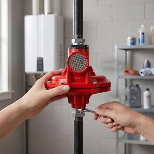 Régulateur de gaz naturel Eujgoov 1/2 NPT pour brûleur industriel de chauffage - 5