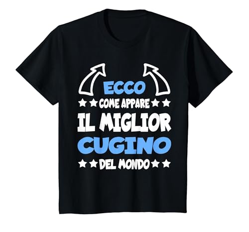 IL MIGLIOR CUGINO DEL MONDO regalo divertente per i cugini