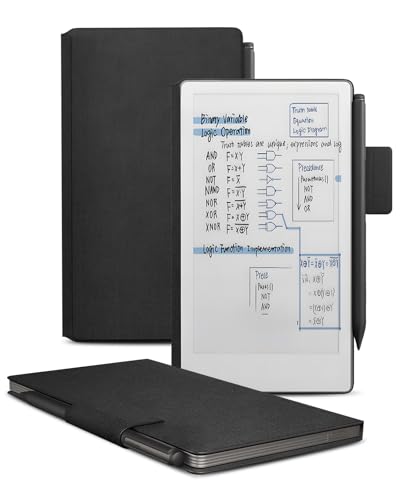 For reMarkable Paper Pro Move �P�[�X �J�o�[ YAJOJO �I�[�g�E�F�C�N/�X���[�v�@�\ �p�x���� �X�^���h ���^ �y�� �C�菝�h�~ �����h�~ �S�ʕی�^ ���C�z�� �n�[�h reMarkable Paper Pro Move 