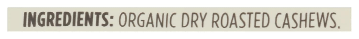 365 by Whole Foods Market, Organic Dry Roasted & Unsalted Cashews, 10 Ounce : Grocery & Gourmet Food
