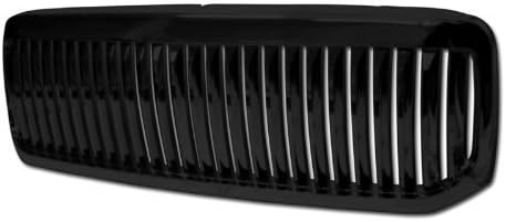 Blk Vertical Sport Front Hood Bumper Grill Grille Abs for F250/Excursion