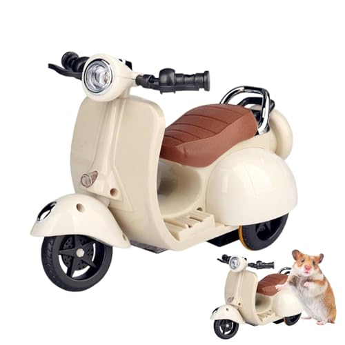 Juguete de la Motocicleta Eléctrica, Motocicleta de Juguete para muñecas - con Cascada de Motocicletas para y ligero, Juego Carrero para 360 grados, Moto