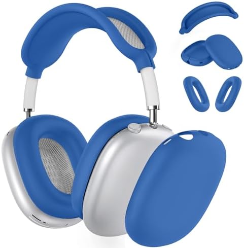 Silicone Case Cover for AirPods Max 2 / AirPods Max Headphones(Cobalt Blue)