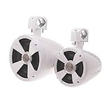Soundstream WTS-6W 6.5' Wake Tower Speakers, Gloss White, Pair