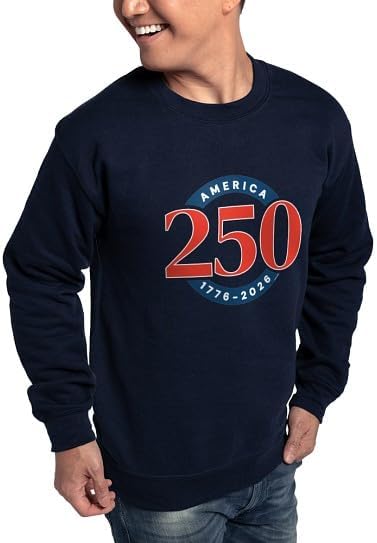 CafePress America250: 1776 2026 Classic Crew Neck Light Sweatshirt