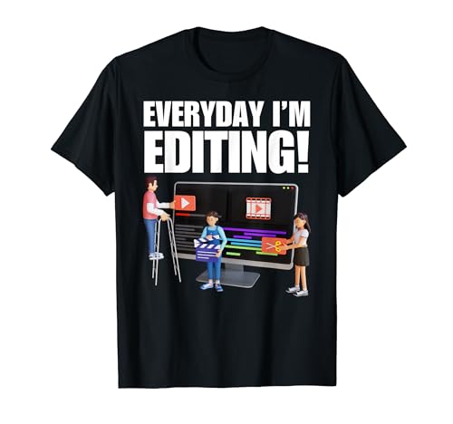 ¡Estoy editando! Editor de Creación de Video Divertido y Creador de Contenido Camiseta