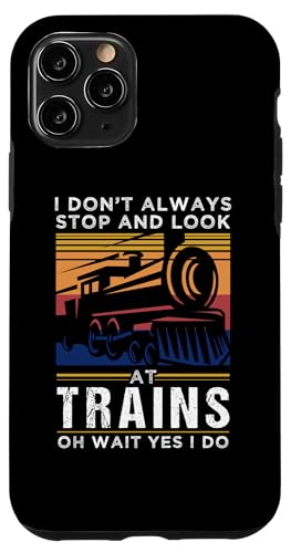 Train Engineer Locomotive à vapeur Design rétro vintage Coque pour iPhone 11 Pro