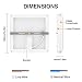 Onforu 24W Plafón Led de Techo, 2100LM LED Lámpara de Techo Cuadrado,...