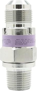 Thrifco 4401376 5/8 Inch Flare x 1/2 Inch Male EFV Gastop Valve - G012-10A