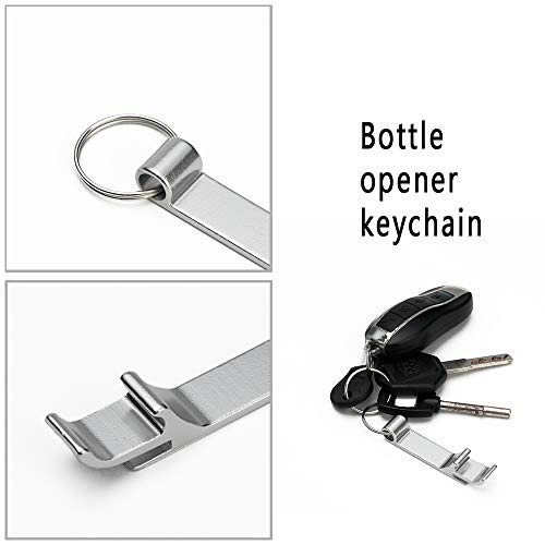 Anbers Keychain Bottle Opener, 10 Packs Mini Pocket Beer Opener #TOP1