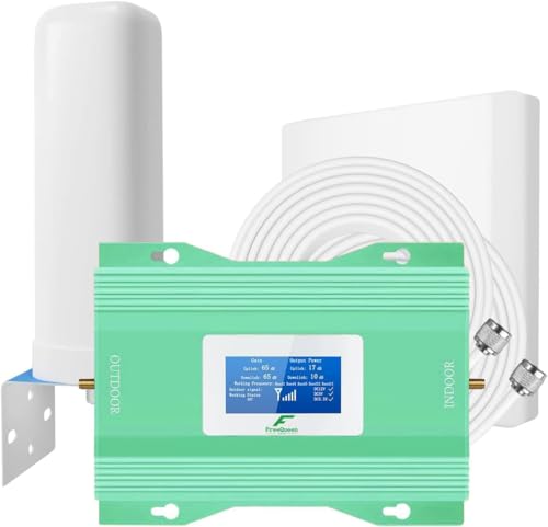 Image of Cell Phone Signal Booster Verizon T Mobile ATT Cell Phone Booster 5G 4G LTE Band 66,25,13, 12, 17, 5, 4, 2 Verizon Signal Booster Cell Booster AT&T Cellular Booster Cellular Extender for Home 6000sqft