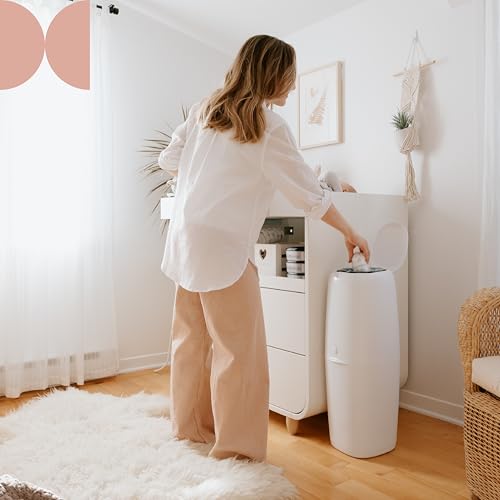 Miniatura 11 de Angelcare Cubo Para Pañales Classic Xl. Incluye Un Repuesto Octogonal De Alta Capacidad Y Resistente A Olores 1 Mes - 210 Pañales Talla 1 . Práctico, Eficiente Y Económico.