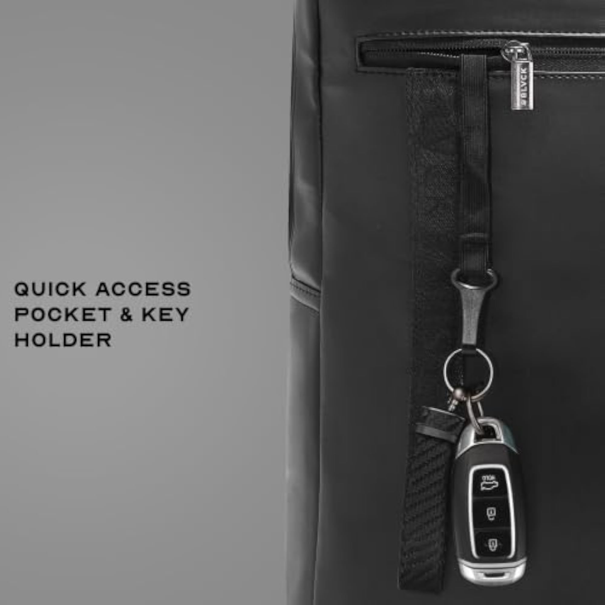 Blvck Breeze Structured Backpack with Padded Laptop Compartment