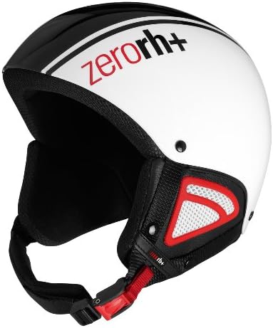 Zero RH+ - Casco da Sci Team, Nero (Schwarz glänzend - Weiß glänzend), M  (57-58 cm) : Sport e tempo libero