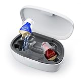 SIAIME Hearing Aids for Seniors Rechargeable Invisible in The Ear Design with 24H Battery DSP Noise Reduction OTC Hearing Aids for Mild to Moderate Hearing Loss Control Not Amplifiers