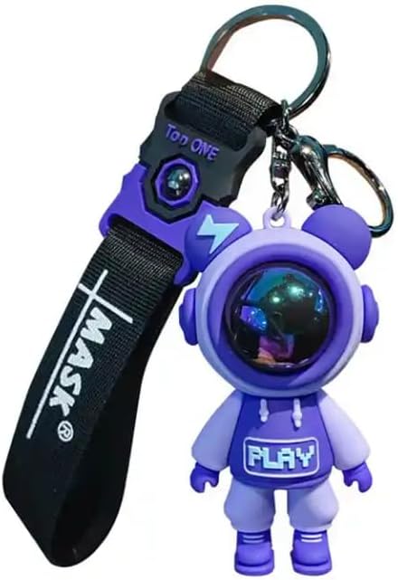STAR WORK Keychain for Girls Boys, Cute Silicon Keychains Accessories Keyring Key Purse Backpack Car Charms for Kids Gifts.