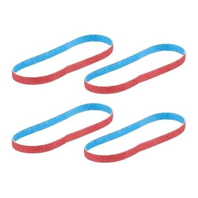 BANDFILE Belts, 0.38 in W, 0.10 in L, Coated, Ceramic, 120 GRIT, FINE, NOT Applicable,