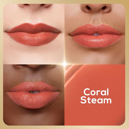 Image of RENEE H2O Hydrating Creme Lipstick - Coral Stream, Super Glossy, Lightweight, Non-drying & Hydrating, Easy Glides Formula with Intense Pigment, Shea Butter, Hyaluronic Acid, Jojoba Oil Infused