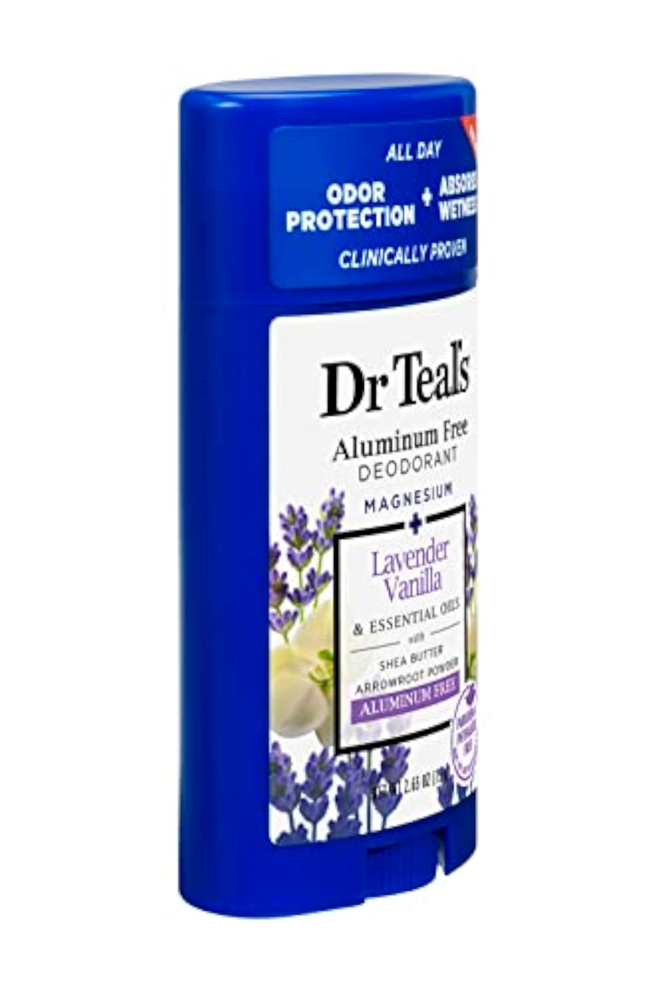 Teal's Aluminum Free Deodorant Stick, Lavender Vanilla & Essential Oils