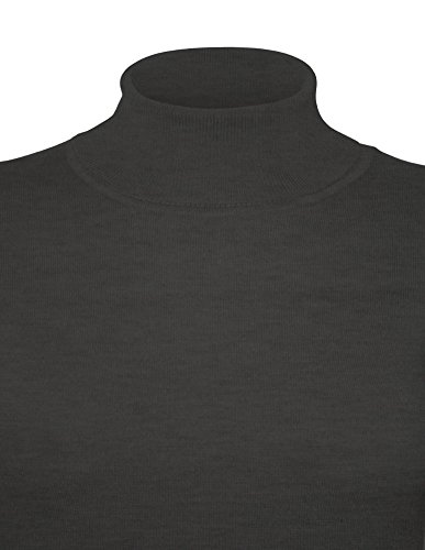Image of Cielo Womens Solid Basic Stretch Turtleneck Pullover Knit Sweater