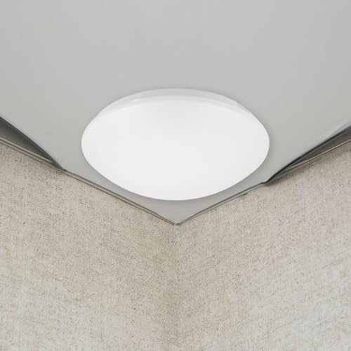 Veemoon 10-Inch Plastic Ceiling Light Cover - Flush Mount Ceiling Fixture Replacement Shade for Bedroom Dining Room and Chandelier Lighting Accessories, 9.5 Inch Twist Base by Veemoon - Image 3
