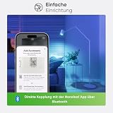 Nanoleaf Matter Essentials żarówka, inteligentna żarówka RGBW GU10 LED – matowa za pomocą gwintu, Bluetooth 16 mln kolorów lampa LED, synchronizacja ekranu, współpracuje z Alexa Google Home Apple,